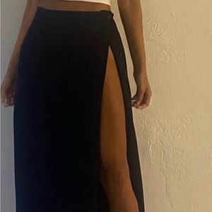 Gorgeous Vintage Ralph Lauren Wrap Maxi Skirt